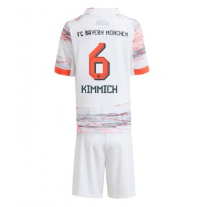 Fotbalové Dres Bayern Munich Joshua Kimmich #6 Dětské Venkovní Oblečení 2025-26 Krátký Rukáv (+ trenýrky)
